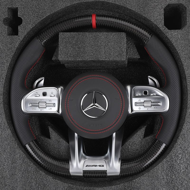 Roda Stereng Karbon untuk Mercedes Benz W205 W211 W212 GLC C253